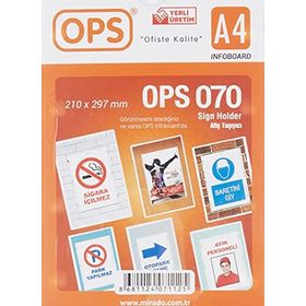 Ops DP070 A-4 Duvar Tipi Afiş Taşıyıcı