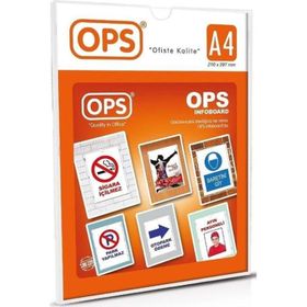 Ops DP070 A-4 Duvar Tipi Afiş Taşıyıcı
