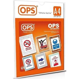 Ops DP070 A-4 Duvar Tipi Afiş Taşıyıcı