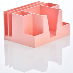 Ops KLM-207 Pastel Pembe Masa Seti Kalemlik-Organizer