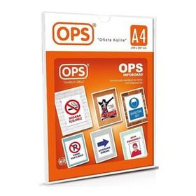 Ops OPS 070 A4 Duvar Tipi Afiş Taşıyıcı