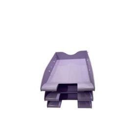 Ops RF-303 Pastel Mor 3'lü Hareketli Evrak Rafı