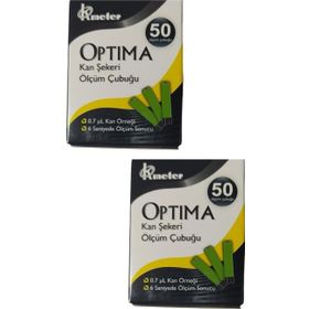 Optima 2x50 Adet Şeker Ölçüm Stribi