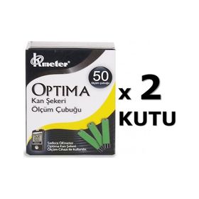 Optima 2x50 Adet Şeker Ölçüm Stribi