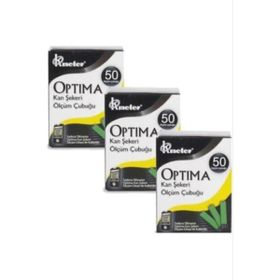 Optima 3x50 Adet Şeker Ölçme Çubuğu Strip