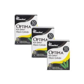 Optima 3x50 Adet Şeker Ölçme Çubuğu Strip