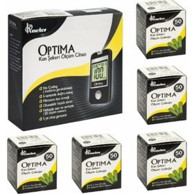 Optima Şeker Ölçüm Cİhazı + 5x50 Adet Strip