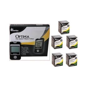 Optima Şeker Ölçüm Cİhazı + 5x50 Adet Strip