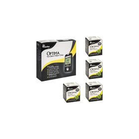 Optima Şeker Ölçüm Cihazı ve 4x50'li Kan Şekeri Ölçüm Çubuğu