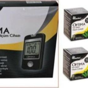Optima Şeker Ölçüm Cihazı ve 4x50'li Kan Şekeri Ölçüm Çubuğu