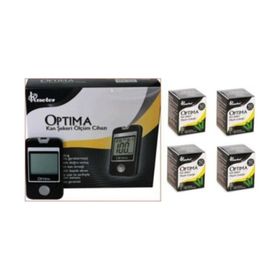 Optima Şeker Ölçüm Cihazı ve 4x50'li Kan Şekeri Ölçüm Çubuğu