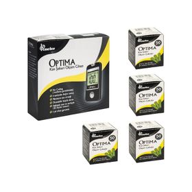 Optima Şeker Ölçüm Cihazı ve 4x50'li Kan Şekeri Ölçüm Çubuğu