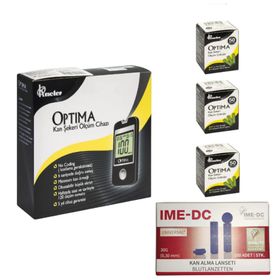 Optima Şeker Ölçüm Cihazı+150 Adet Strip