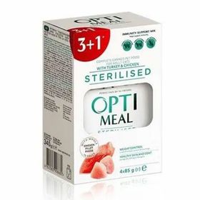 Optimeal 85 gr 3+1 Süper Premium Sterilised Tavuk Etli ve Hindi Filetolu Kısırlaştırılmış Kedi Yaş Maması
