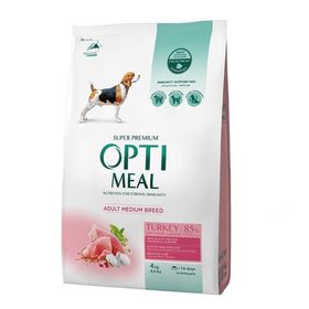 Optimeal Orta Irklar için Hindi Etli 4 kg Yetişkin Köpek Maması