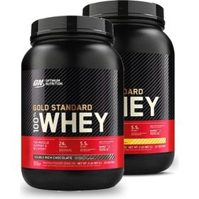 Optimum 908 gr Nutrition Gold Whey Muzlu Protein Tozu+908 gr Nutrition Gold Whey Çikolatalı Protein Tozu