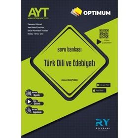 Optimum AYT Türk Dili ve Edebiyatı Soru Bankası Tamamı Video Çözümlü Soru Bankası Kolay-Orta-Zor