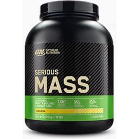 Optimum Serious Mass Banana 6 Lbs Protein Tozu