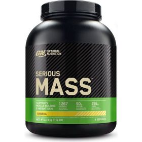Optimum Serious Mass Banana 6 Lbs Protein Tozu