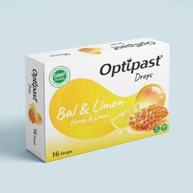 Optipast Drops Bal Limon 16 Adet Pastil