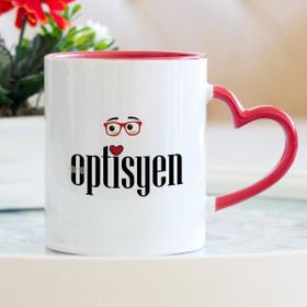 Optisyen Kalpli Kupa Bardak