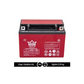 OR-TEC 12N6.5L-BS 12 V 6.5 Ah Motorsiklet Aküsü