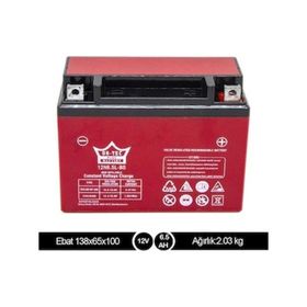 OR-TEC 12N6.5L-BS 12 V 6.5 Ah Motorsiklet Aküsü