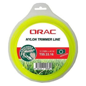 Orac 3,30 mm 46 mt Altı Köşe Sarı Tırpan Misinası