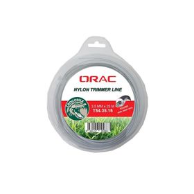 Orac 3,50 mm 24 mt Yuvarlak Telli Gri Tırpan Misinası