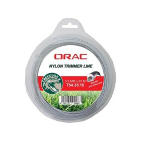 Orac 3,50 mm 24 mt Yuvarlak Telli Gri Tırpan Misinası
