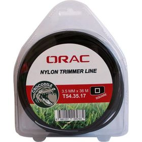 Orac 3,50 mm 36 mt Kare Siyah Tırpan Misinası