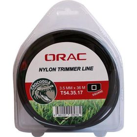 Orac 3,50 mm 36 mt Kare Siyah Tırpan Misinası