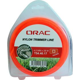 Orac 4,00 mm 28 mt Kare Turuncu Tırpan Misinası