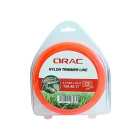 Orac 4,00 mm 28 mt Kare Turuncu Tırpan Misinası
