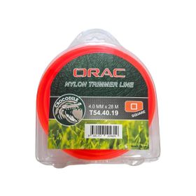 Orac 4,00 mm 28 mt Kare Turuncu Tırpan Misinası