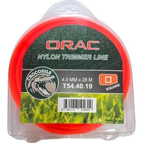 Orac 4,00 mm 28 mt Kare Turuncu Tırpan Misinası