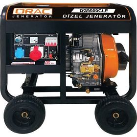 Orac DG9000CLE 7.5 Kva Dizel Marşlı Monofaze Tekerlekli Jeneratör