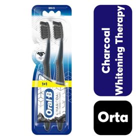 Oral-B 1+1 Charcoal Whitening Therapy Diş Fırçası