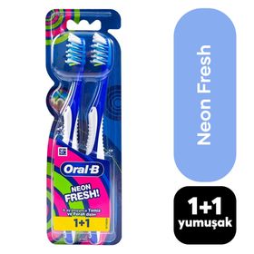 Oral-B 1+1 Neon Fresh Soft Diş Fırçası