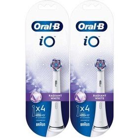 Oral-B 2x4 Adet Radiant White Beyaz Diş Fırçası Yedek Başlığı