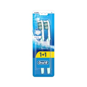 Oral-B 3 Boyutlu Beyazlık 40 Orta 1+1 Diş Fırçası