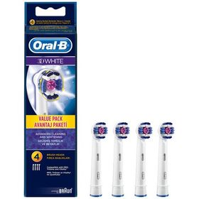 Oral-B 3D 4'lü Yedek Başlığı White Diş Fırçası