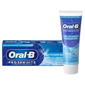 Oral-B 3D White 75 ml Çay ve Kahve İçenler için Diş Macunu