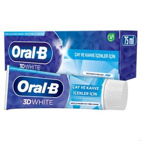 Oral-B 3D White 75 ml Çay ve Kahve İçenler için Diş Macunu