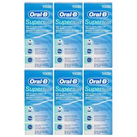 Oral-B 6x50 Adet Super Floss Naneli Diş İpi