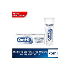 Oral-B 75 ml Diş Eti ve Diş Minesi Pro Onarım Hassas Beyazlık Diş Macunu