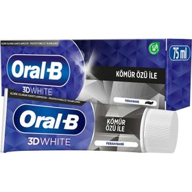 Oral-B 75 ml Pro 3D White Kömür Özlü Diş Macunu