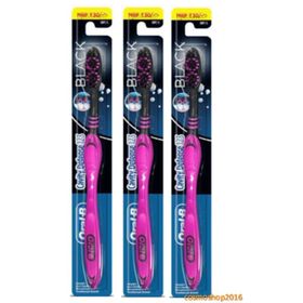Oral-B Cavity Defense Black 3 Adet Orta Diş Fırçası