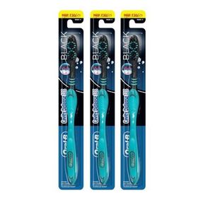Oral-B Cavity Defense Black 3 Adet Orta Diş Fırçası