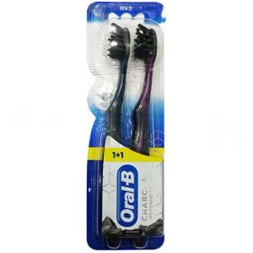 Oral-B Charcoal 35 Orta 1+1 Black Diş Fırçası